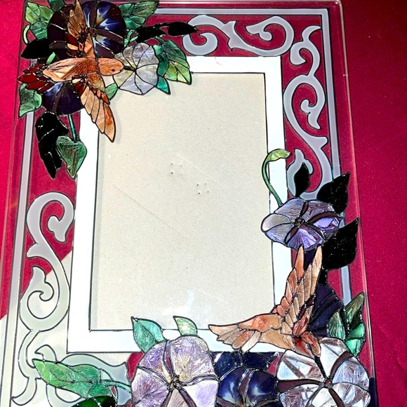 Joan Baker Designs Accents Joan Baker Hand Painted Glass Picture